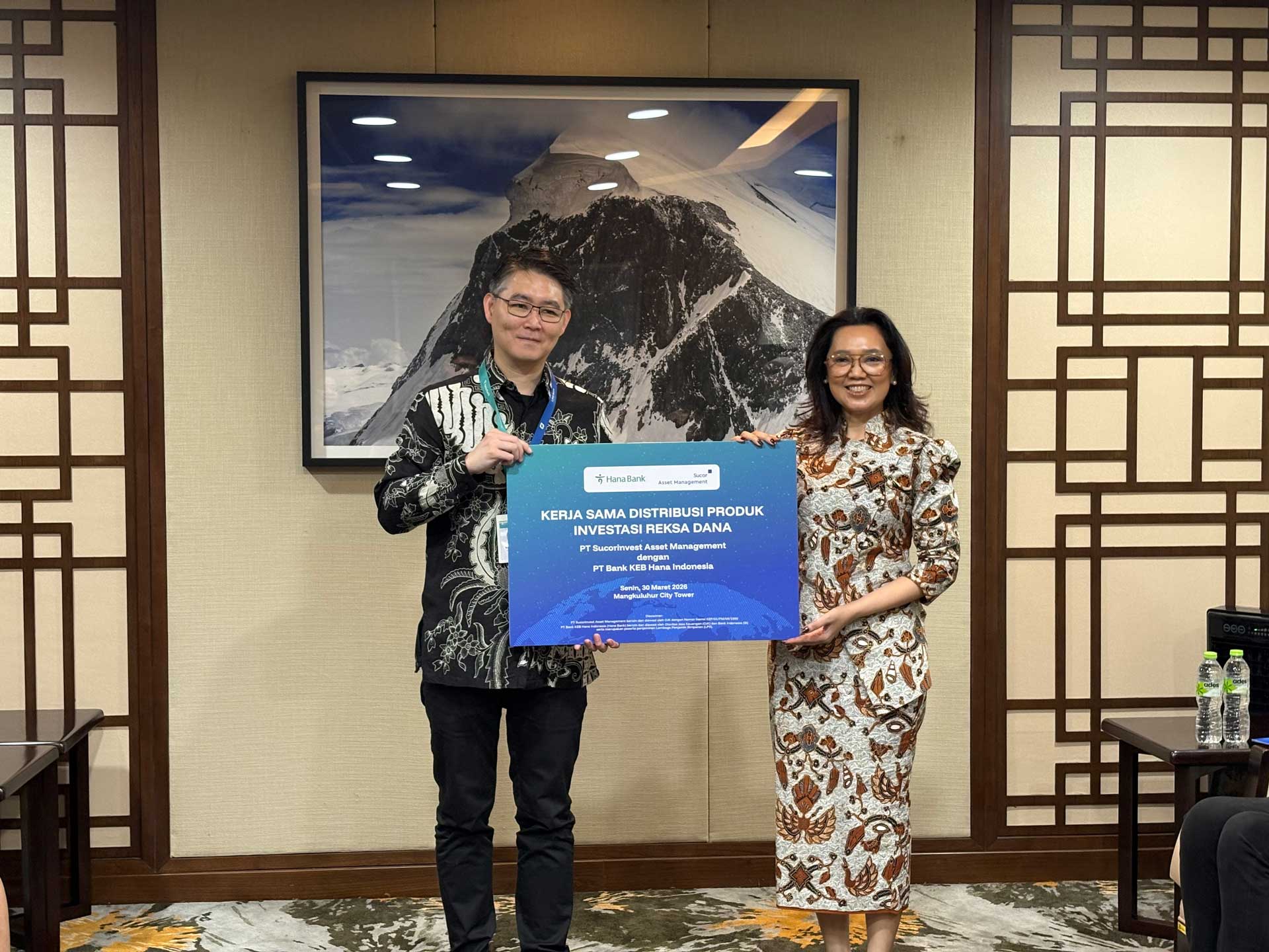 Sucor AM Gandeng Hana Bank Perkuat Akses Solusi Investasi  Reksa Dana bagi Nasabah